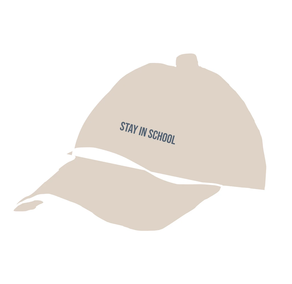 Almond Stay in School Hat