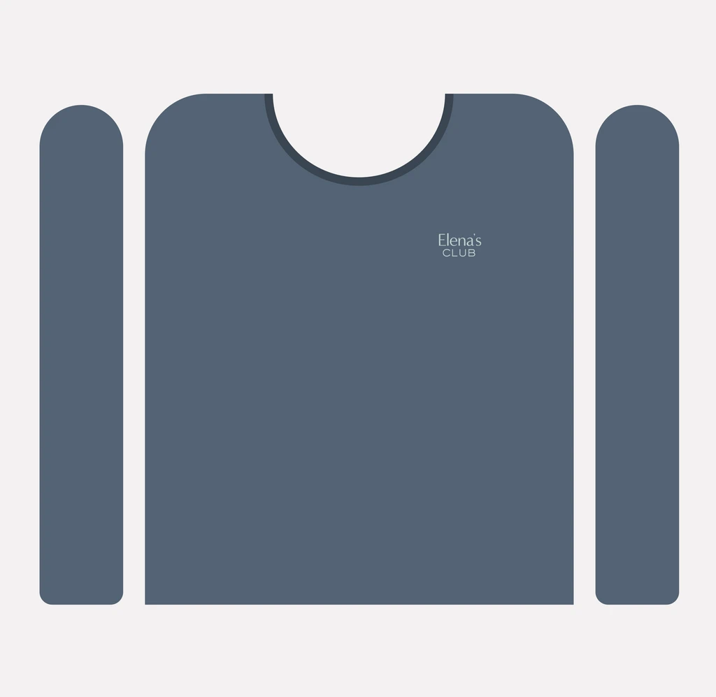 Blue Stay in School Long-Sleeve