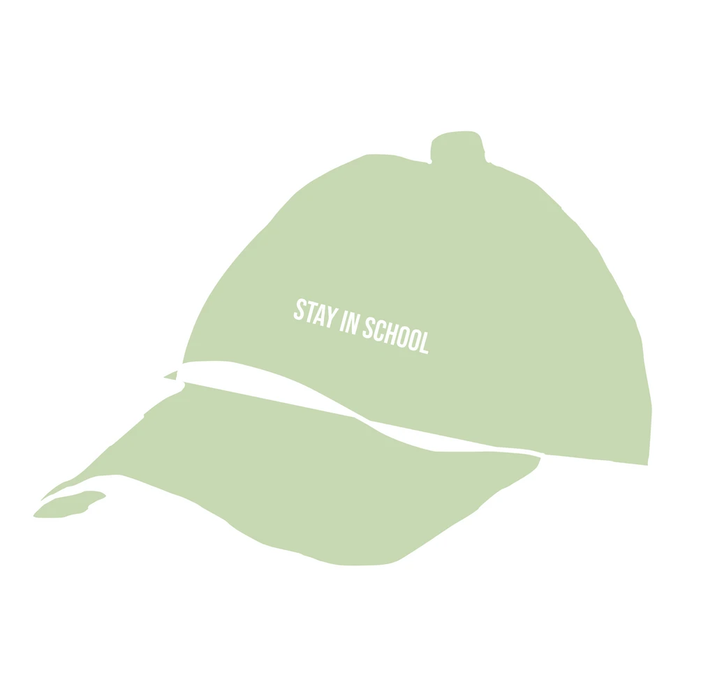 Lime Stay in School Hat
