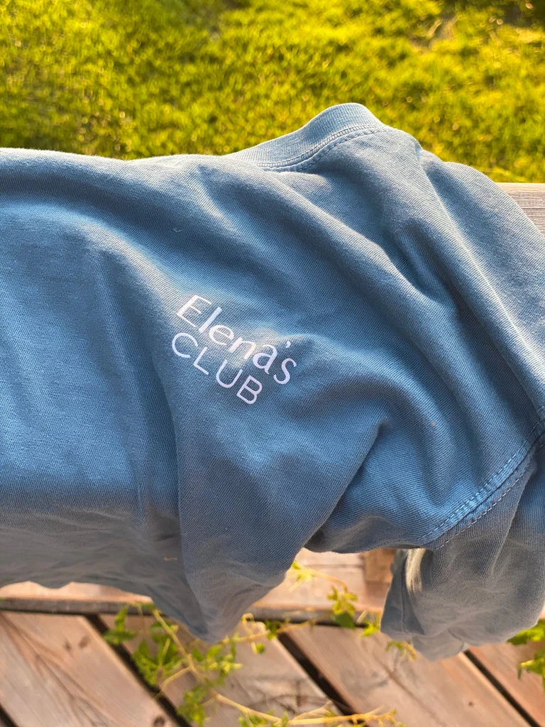 Blue Stay in School Long-Sleeve