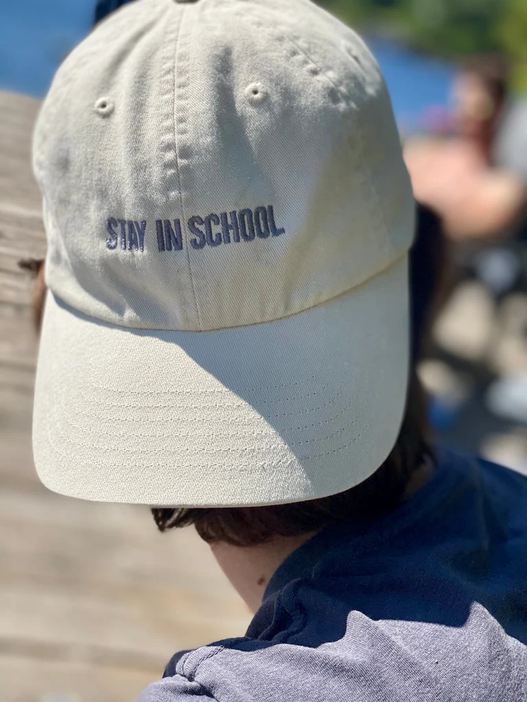Almond Stay in School Hat